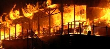 Frankston Grandstand fire